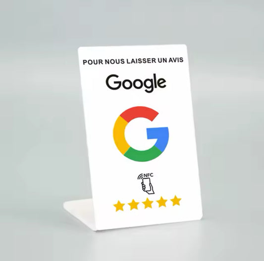 Plaque NFC Google Avis